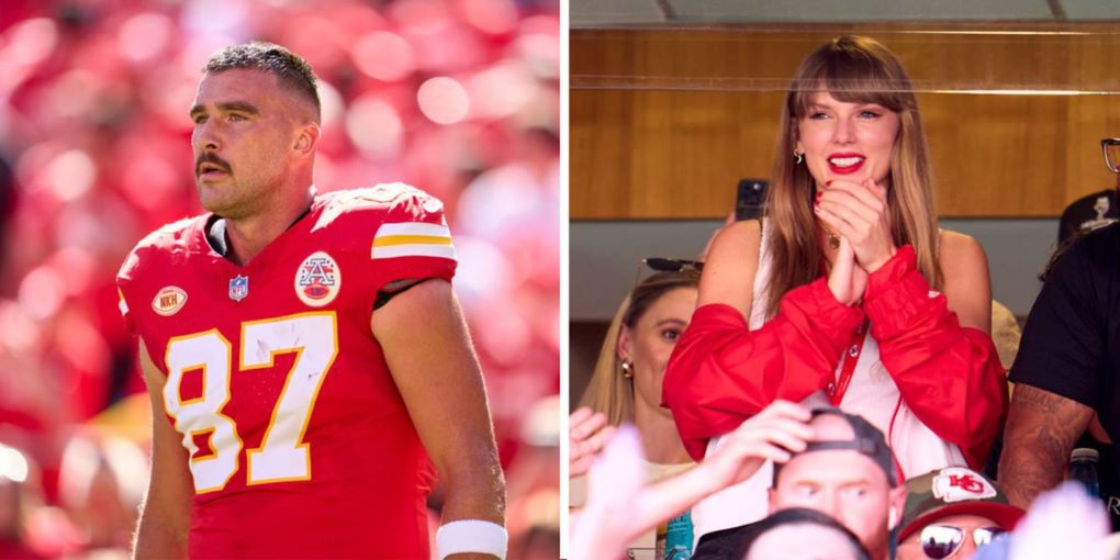 Travis Kelce and Taylor Swift in Argentina